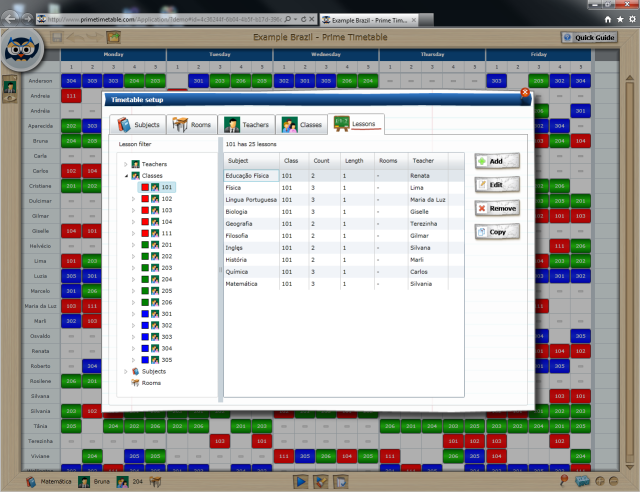 timetable_lesson_statistics_single Single lesson statistics