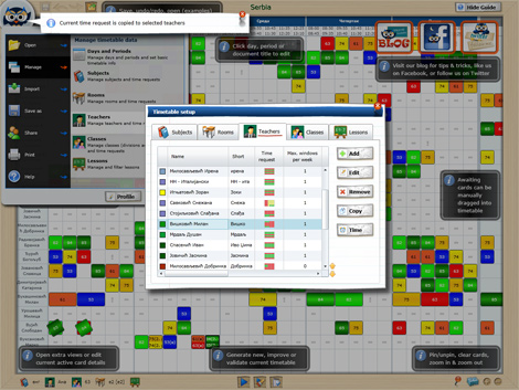 Secure scheduling data